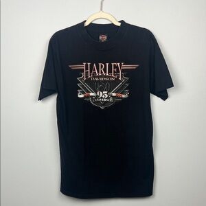 Harley Davidson motorcycles vintage 1998 suburban motors Wisconsin tshirt medium